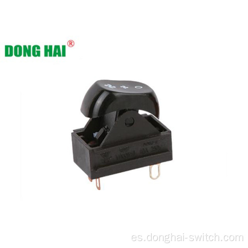 Interruptor basculante negro para secadoras